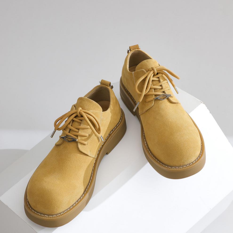 ShoeVault White Cleanfit Herrenschuh, Derby mit Zehensteg, der die Körpergröße erhöht und sich ideal für Pendler eignet, trendiges Ledermodell für Herren (2025)._voghion.com