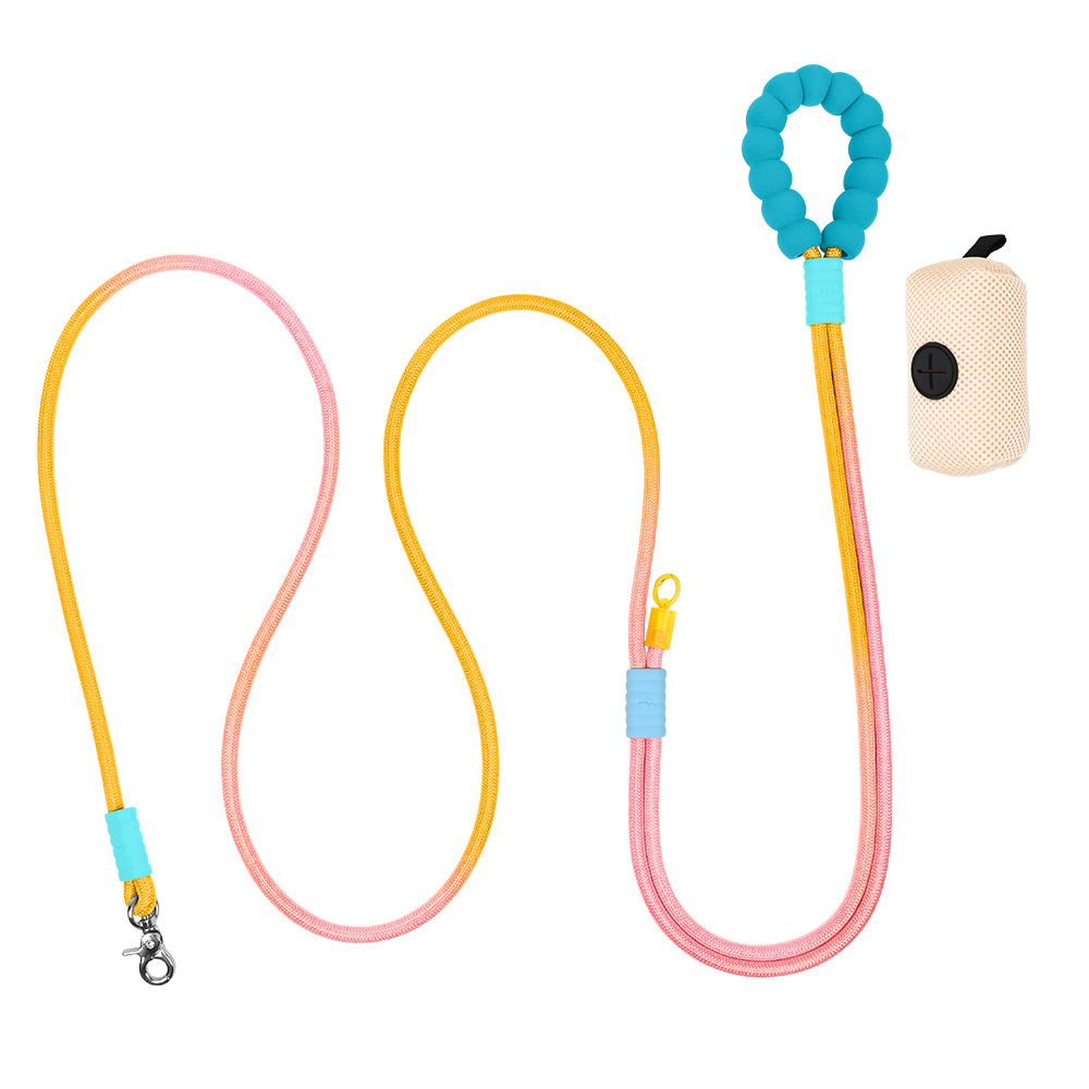 Cuerdas de tracción para perros de color fantasma de cintura de espuma de nubes de agarre de cuerda de grado de roca para caminar con cuerda de perro