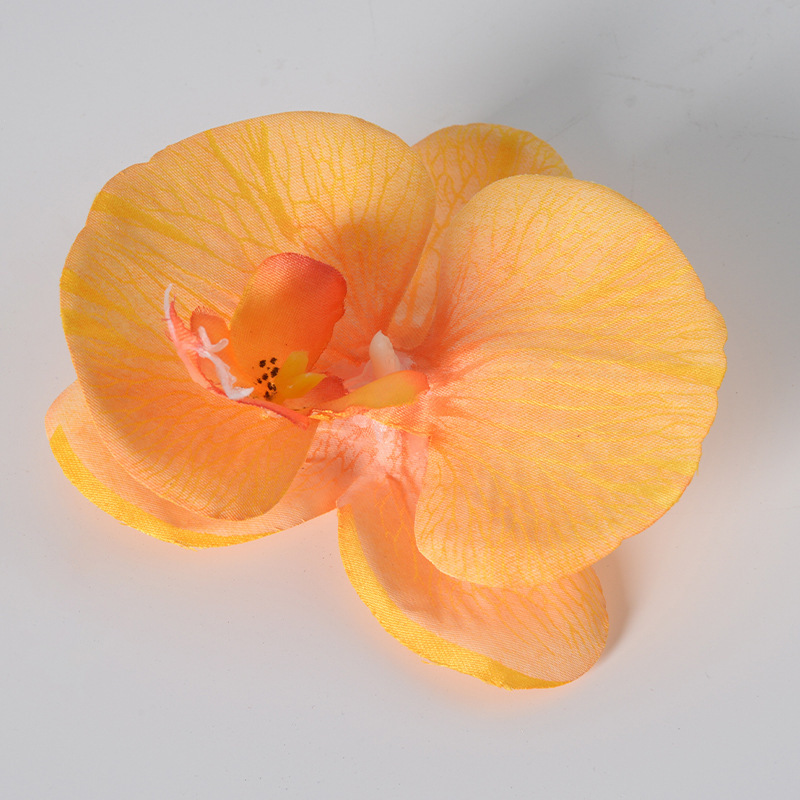 シミュレーションフィルム胡蝶蘭花頭花弁シミュレーション花アクセサリーヘアピンdiy手作りウェディングドレス装飾|undefined