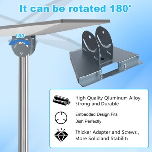 Suitable for Starlink V3 Outdoor Bracket Adapter Starlink V4 Accessories Set Series Fixed Bracket Export Exclusive