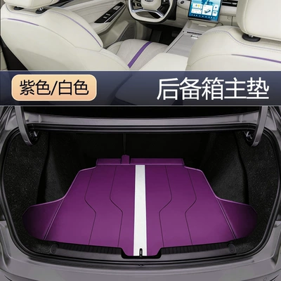 Trunk Mat — Model-Specific Trunk Mat, Waterproof - purple-and-white-main-pad-style-geely-xingrui