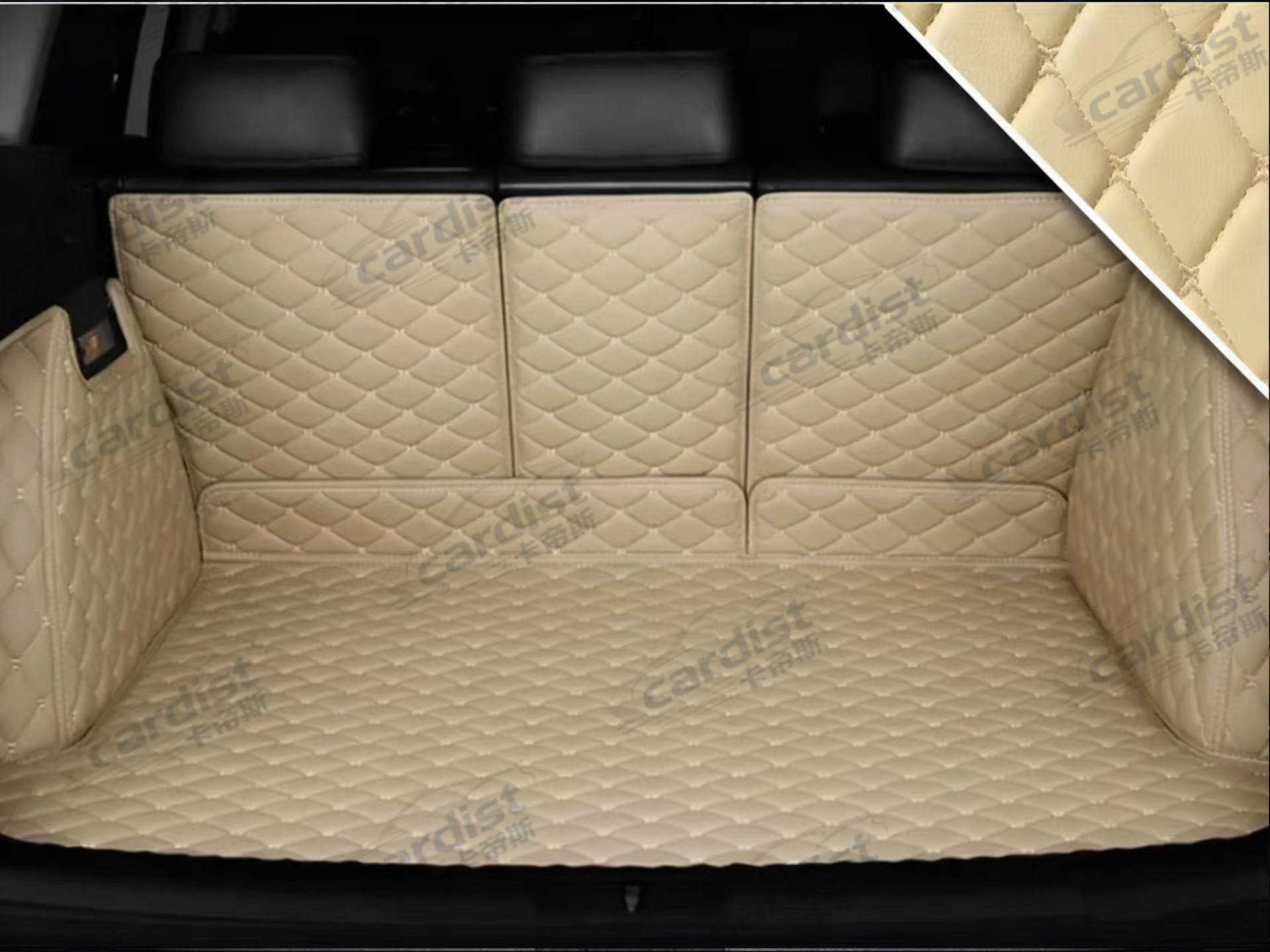 Catist/High-Quality Leather Full-Cover Car Trunk Mat Cross-Border