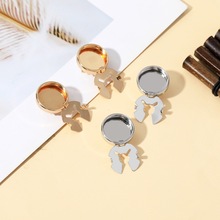 新款饰品衬衫袖扣光面盒铜材料圆头乌龟扣衣领高档纽扣盒铜材质