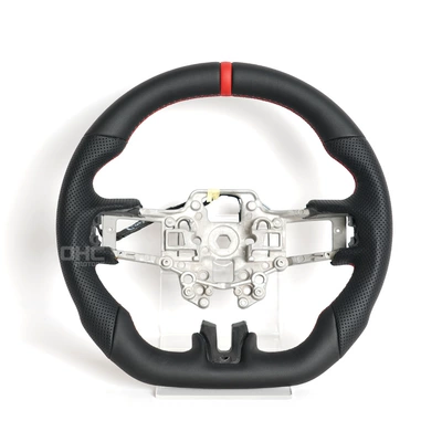 Cross-Border Hot Sale Suitable for 18-21 Models with Heated Ford Mustang Full Leather Car Steering Wheel Upgrade and Modification