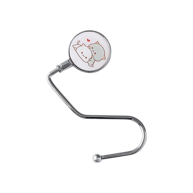 Schoolbag gancho estudiante escritorio lado colgando bolsa artefacto extraíble antiadherente libre bolsa portátil gancho