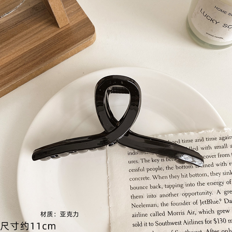 Meilad peludo clip de agarre para mujeres de alta sensibilidad más agujeros de agarre para el cabello clip de pesca clip de cabeza posterior