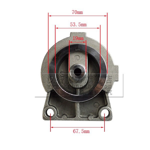 Bomba de aceite manual de carretilla elevadora SYB - 01 para la base del separador de aceite y agua de las piezas de motor de carretilla elevadora Komatsu 6D102