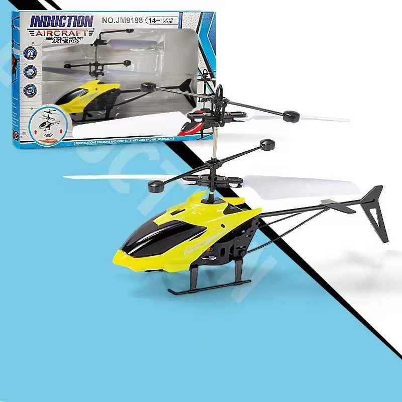 Helicóptero de Inducción Inteligente de Juguete de ABS Resistente a Caídas para Niños