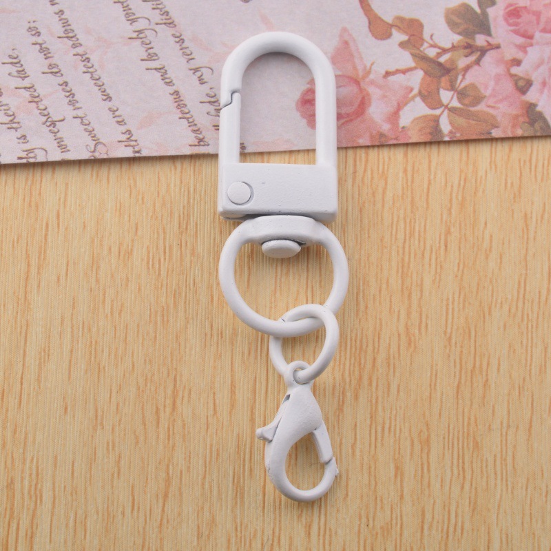 흰색 도어 버클 + 14mm 랍스터 걸쇠