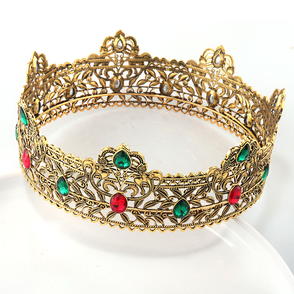 Big retro crown, with gem, graduation party, Birthday gift 3