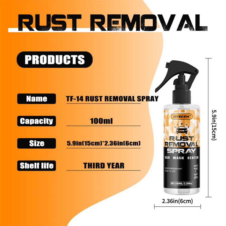 Temu Hot-Selling Product: Lacquer Iron Powder Wheel Rust Removal Cleaning Spray, Wheel Maintenance Car Wheel Cleaning Agent
