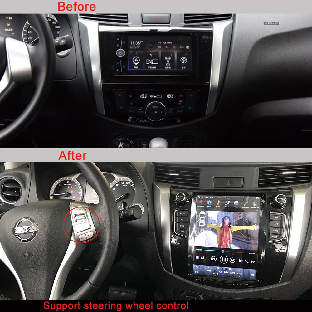 Suitable for NISSAN NAVARA 2014- Car Smart Navigation Android GPS