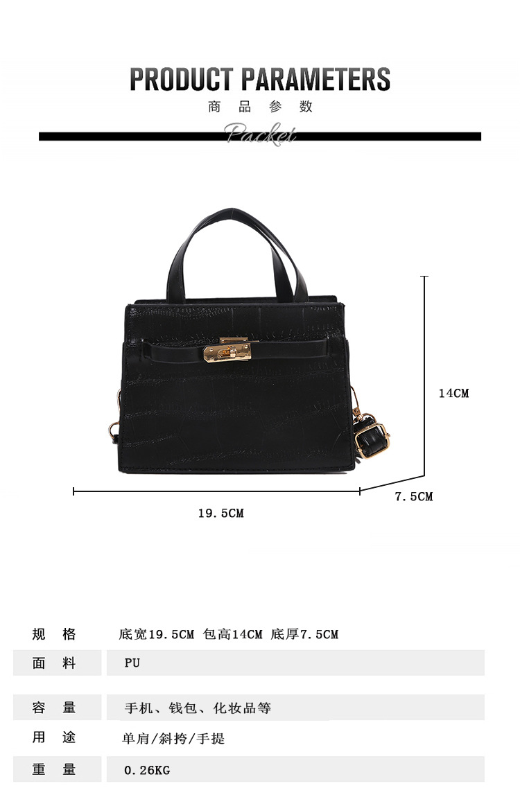 Fashion Shoulder Messenger Portable Bag display picture 4