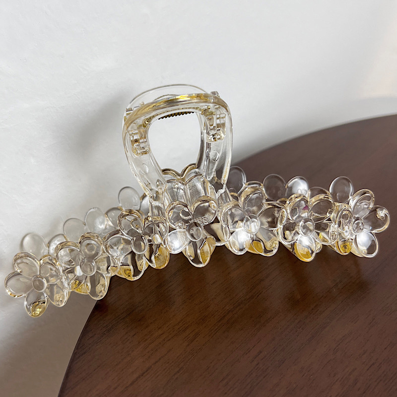Sweet Style Sweet Flower Plastic Hair Claws