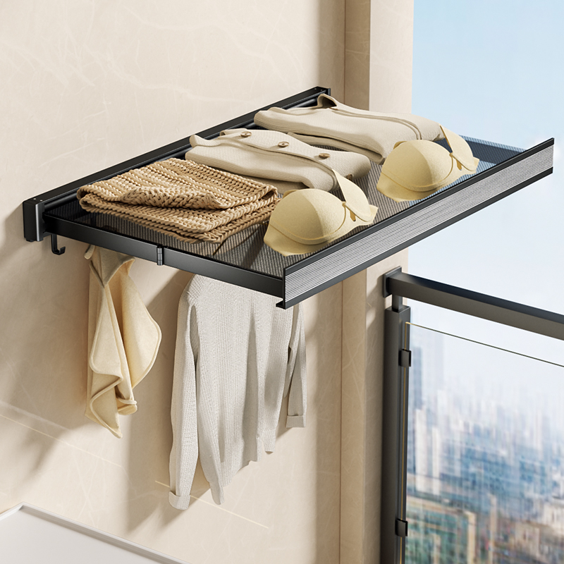 Invisible universal drying rack