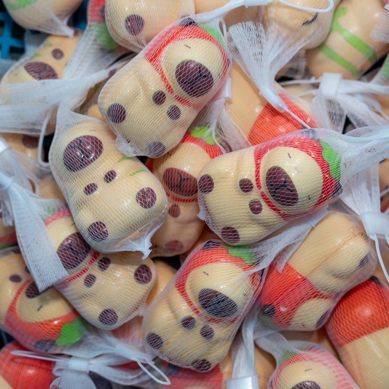 Bolsa de Navidad de malla de descompresión pellizco de rebote lento muñeca de estudiantes de estand de regalos de descompresión artefactos mágicos