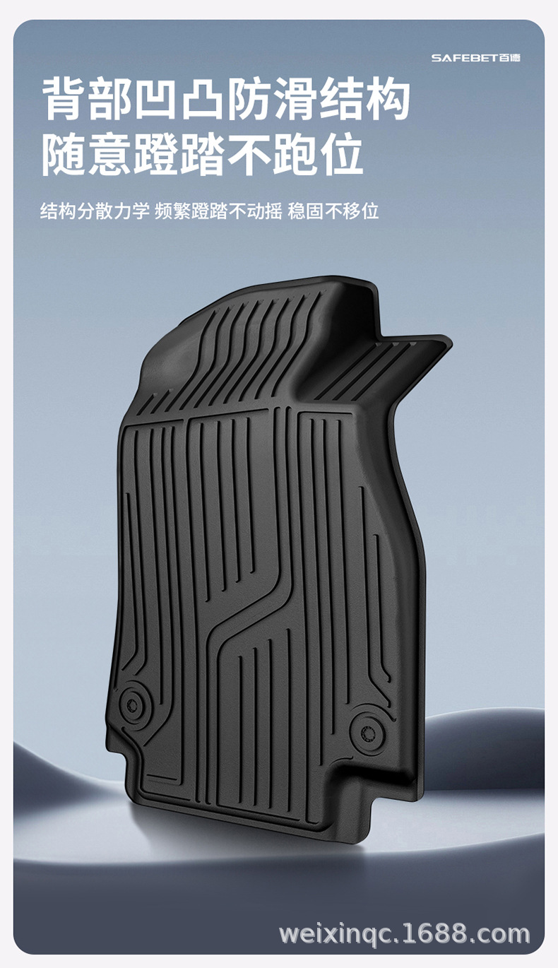 Suitable for Audi A4L A5L A6L A7L Q5L Q3 Q5L Special Car-Specific Colorful Tpe Car Floor Mats