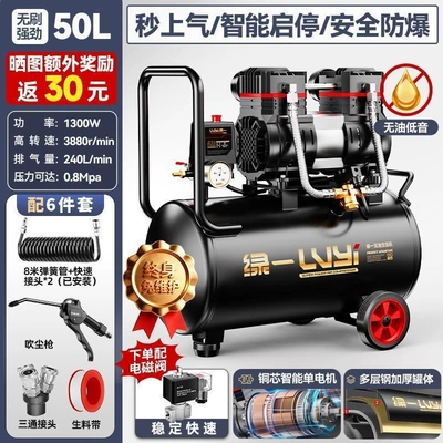 Hava kompressorları — air pump, oil-free woodworking - our-9l-compares-favorably-to-competitors-falsely-labeled-12land-so-on-solenoid-valve-50lintelligent-startstopflagship-version
