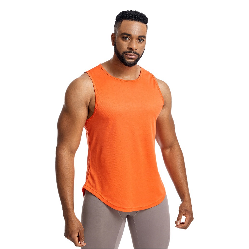 Amazon Cross-Border Loose-Fitting Large Size Sports Vest Men's Summer Quick-Drying Breathable Fitness Clothing Training Basketball Vest