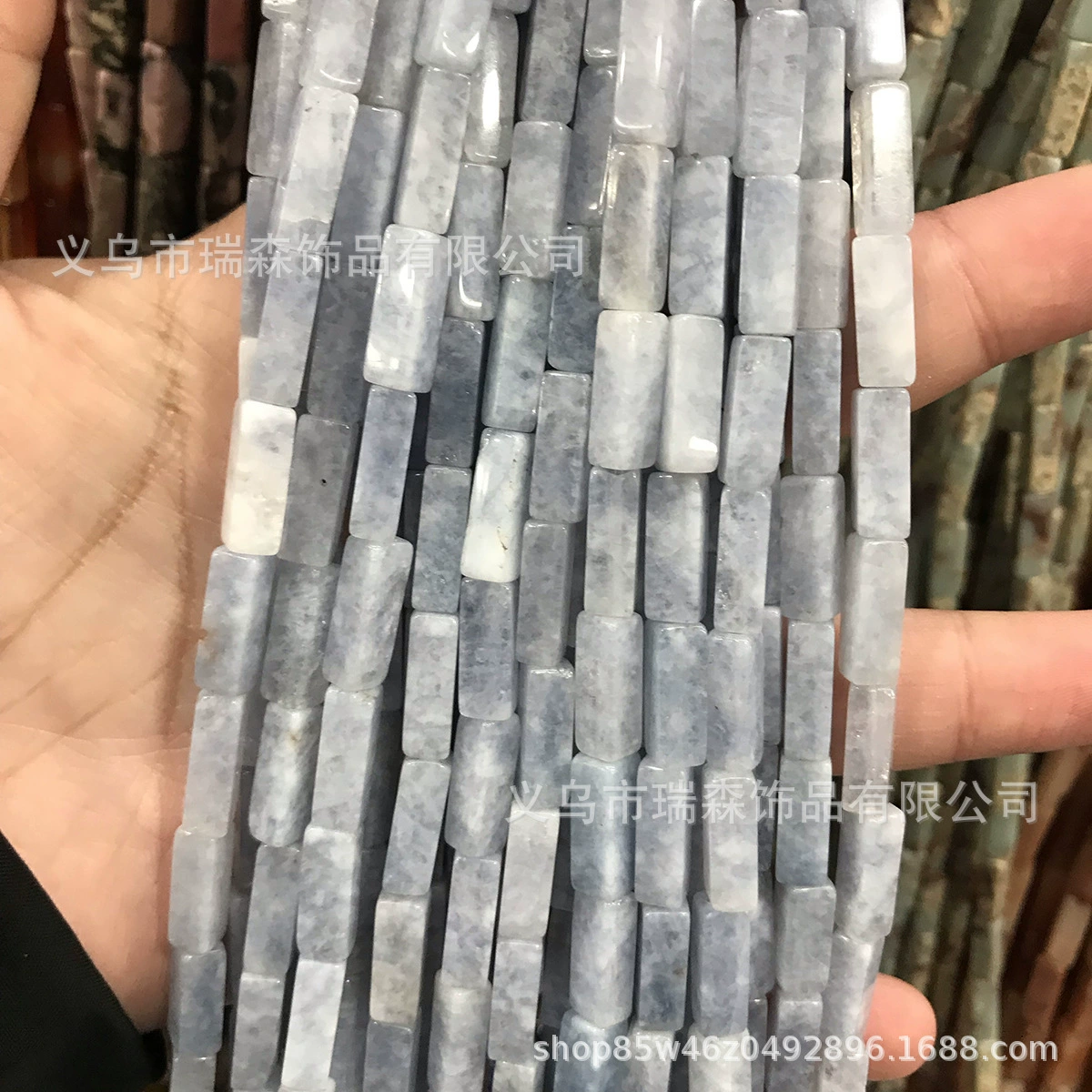 Rectangular beads, accessory, accessories, 4×13mm, DIY