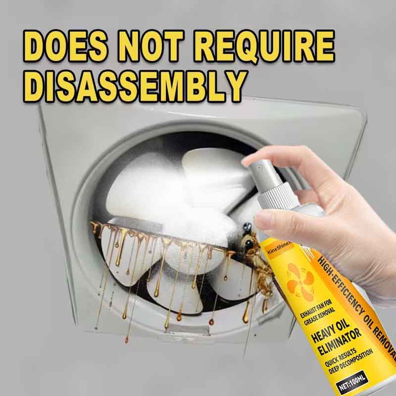Kineshinex Kitchen Range Hood Cleaner Powerful Grease Remover Cleaning Magic Tool for Range Hoods and Extractors, No Disassembly Required