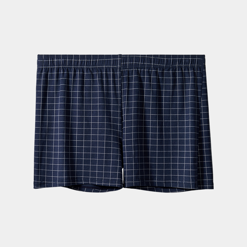 Pantalones de algodón para hombres, pantalones interiores grandes cómodos y transpirables, pantalones interiores caseros de algodón para hombres, sueltos.