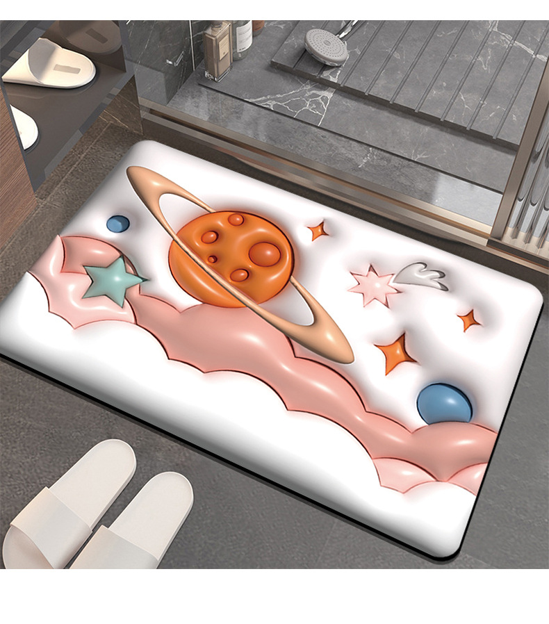 地垫地毯,吸水地垫,卡通地垫,硅藻泥地垫,浴室地垫