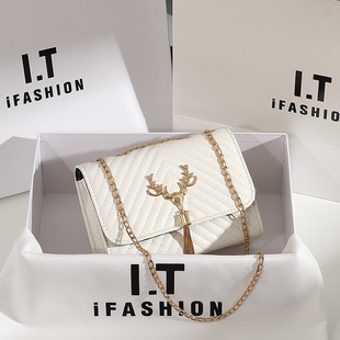 (Cross-border trading), one-shoulder bag, phone bag, small bag, 2023 collection, Chanel style, chain bag