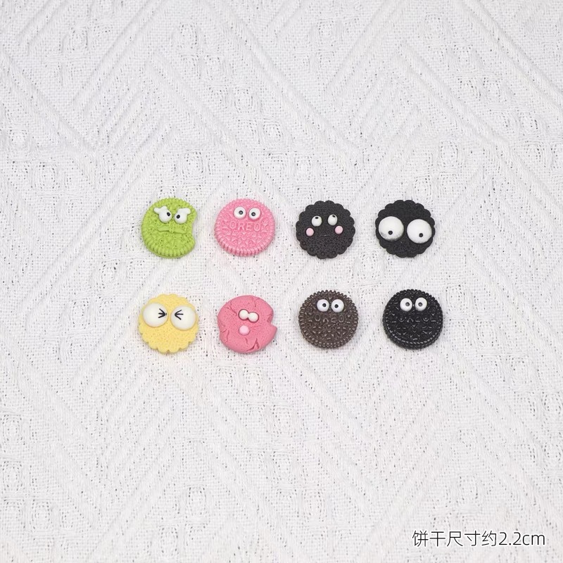 Caricatura emoticon gráfico diy galletas accesorios de resina cordón de zapato decoración ins viento accesorios de fijación decoración desmontables al por mayor