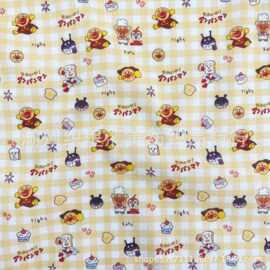 卡通印花布40支面料婴儿童装上衣小方巾睡衣被套服装数码印花工厂