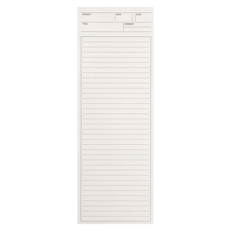 Long Tearable Note Pad (Xiaohongshu) B5‑half Non‑Adhesive Student Notebook, Grid & Lined Covers