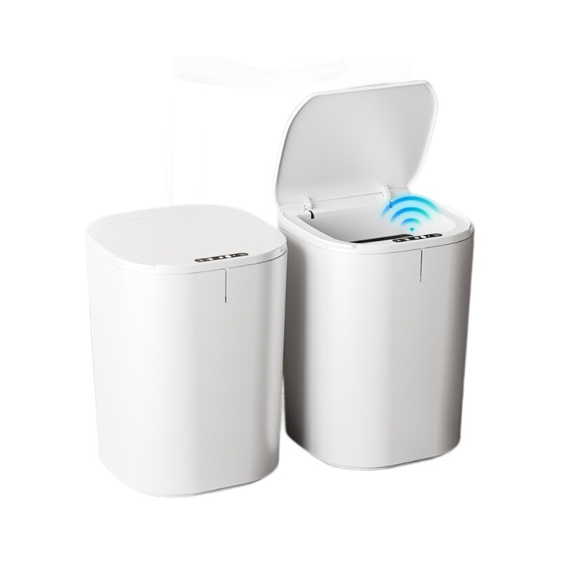 クロスボーダー誘導ゴミ箱家庭用スマートゴミ箱蓋付きトイレ風呂防水ゴミ捨て筒プレゼント代発|undefined