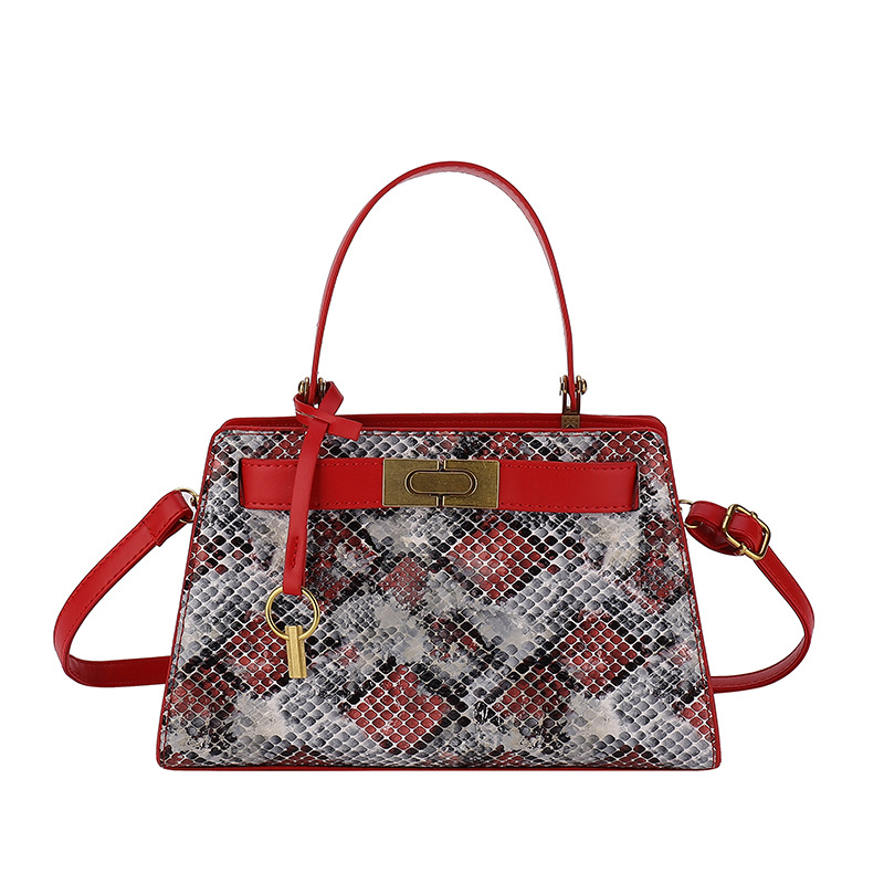Comercio exterior moda moda retro serpiente Kelly bolso mujer 2024 nuevo bolso de mano moda versátil bolso de hombro