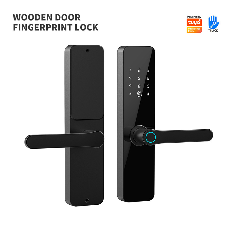 A3 ttlock Wooden door tuya  lock wifi electronic lock B