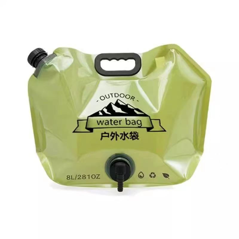 bolsa de almacenamiento de agua portátil al aire libre para equipos de camping de automóviles al aire libre para escalar montaña bolsa de agua de plástico plegable al aire libre
