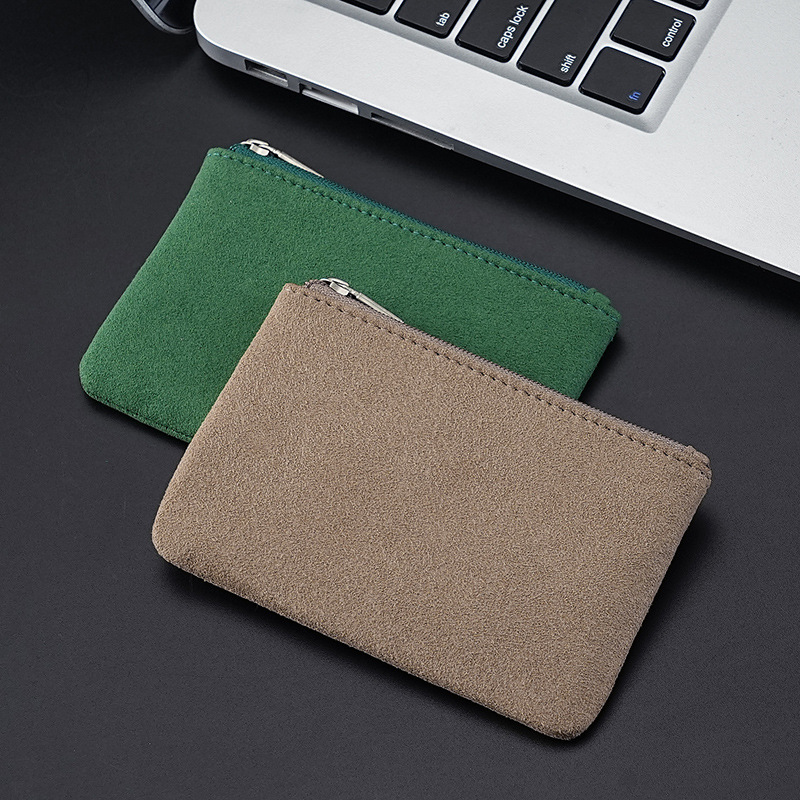 Bolso de cambio, bolso de bolsa de piel, bolso de almacenamiento, bolso de tarjetas, bolso de tarjetas, bolso de llaves, bolso de tarjetas de cambio, cartera encantadora, mujer