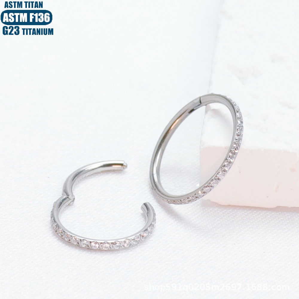 Labret piercing jewelry detail image