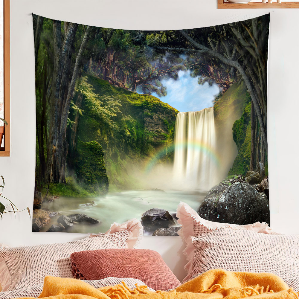 Bohemian Scenery Painting Wall Decoration Cloth Tapestry Wholesale Nihaojewelry display picture 24