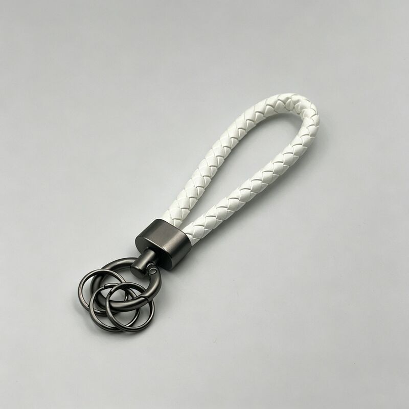 Mini Handmade Leather Braided Rope Keychain Bv Pendant Wrist Strap Key Ring Key Chain Versatile Bag Accessory Mini Handmade Leather Braided Rope Keychain Bv Pendant Wrist Strap Key Ring Key Chain Versatile Bag Accessory