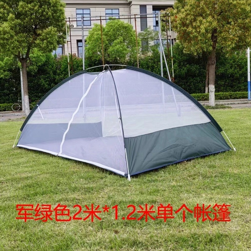 蚊よけテント アウトドア キャンプ フィールドネット 組み立て不要 全自動 クイックオープン 手投げ 2人用 シングル ダブル ビーチセット 装備|undefined