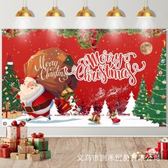 クロスボーダー新しいクリスマスバナー旗屋内屋外壁家の装飾クリスマスバナー