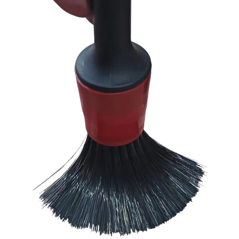 Cepillo de limpieza interior del coche 5-piece Wheel Hub beauty Maintenance gap cabeza redonda cepillo de lavado de coches detalle multifuncional cepillo