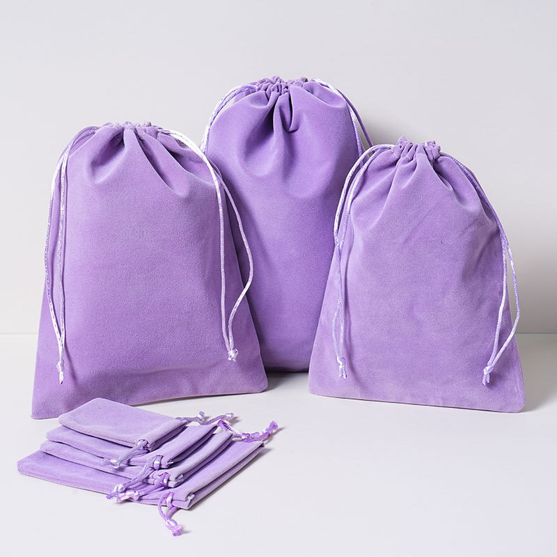 Light purple; 5*7cm; knitting bottom flannel