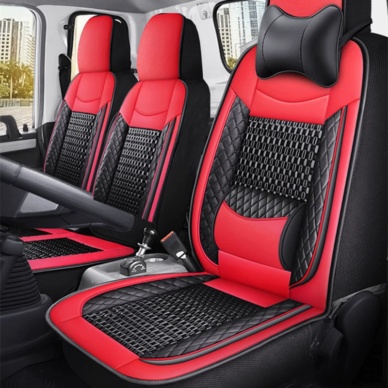 Полнообвивные чехлы для сидений (для Maxus V80), с «ледяными» вставками, варианты на 3/5/6/7/15 мест