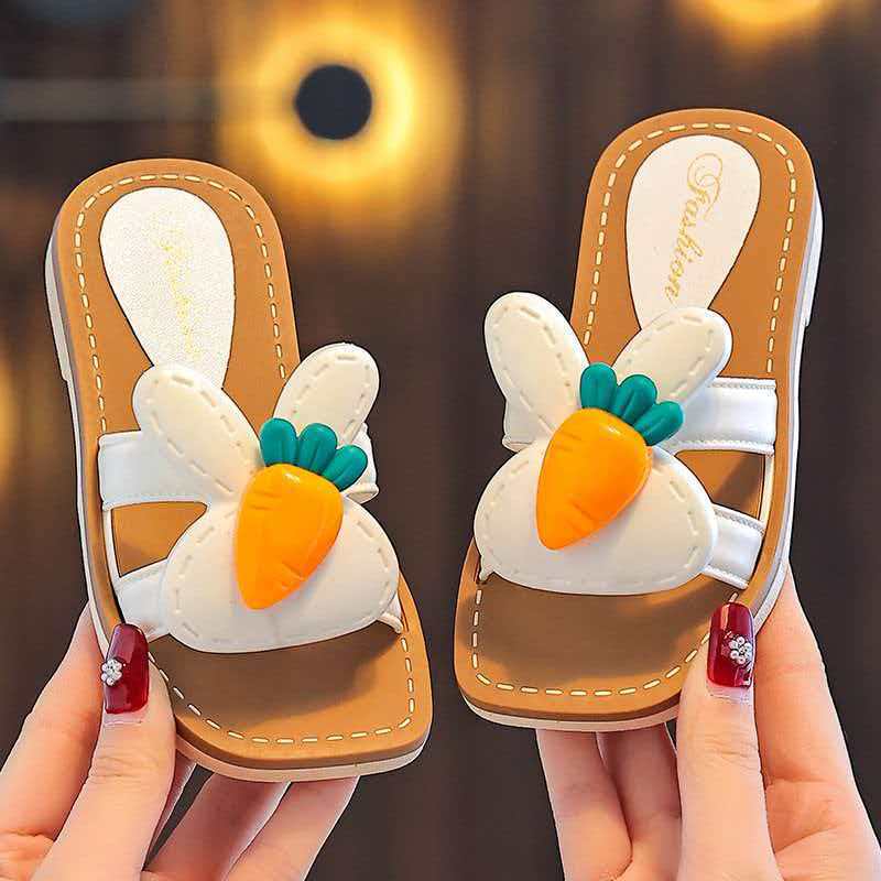 Girls' Slippers Children's Fashion Princess Slippers 2025 Summer New Style Slippers Indoor Baby Girl Non-Slip Slippers Girls' Slippers Children's Fashion Princess Slippers 2025 Summer New Style Slippers Indoor Baby Girl Non-Slip Slippers