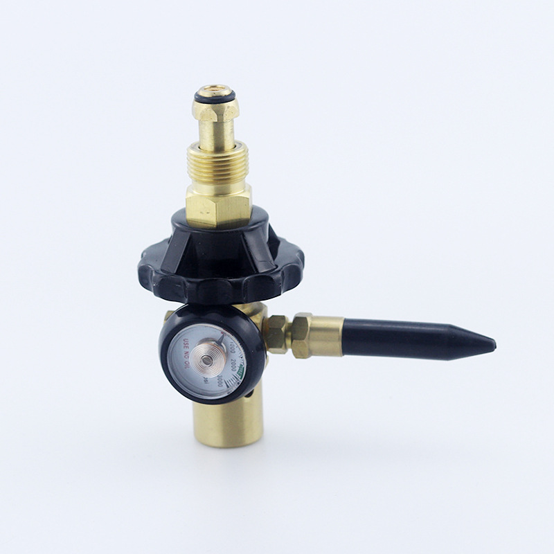 UP003-022 全铜氦气充气具减压阀 氢气减压器充气球工具