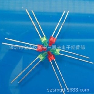 2mm pacifier type white short leg super bright F2 white hair white light in-line lamp bead LED light emitting diode