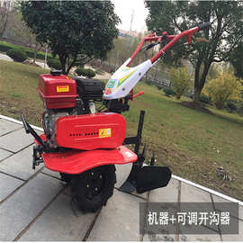 多功能耕地机 除草开沟松土犁地微耕机 旋地机图片