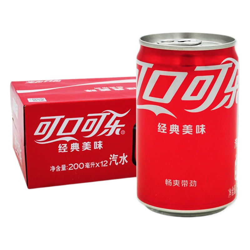 Coca-Cola mini coca-Cola 200ml * 12 банок сладкой колы соды газированные напитки целая коробка