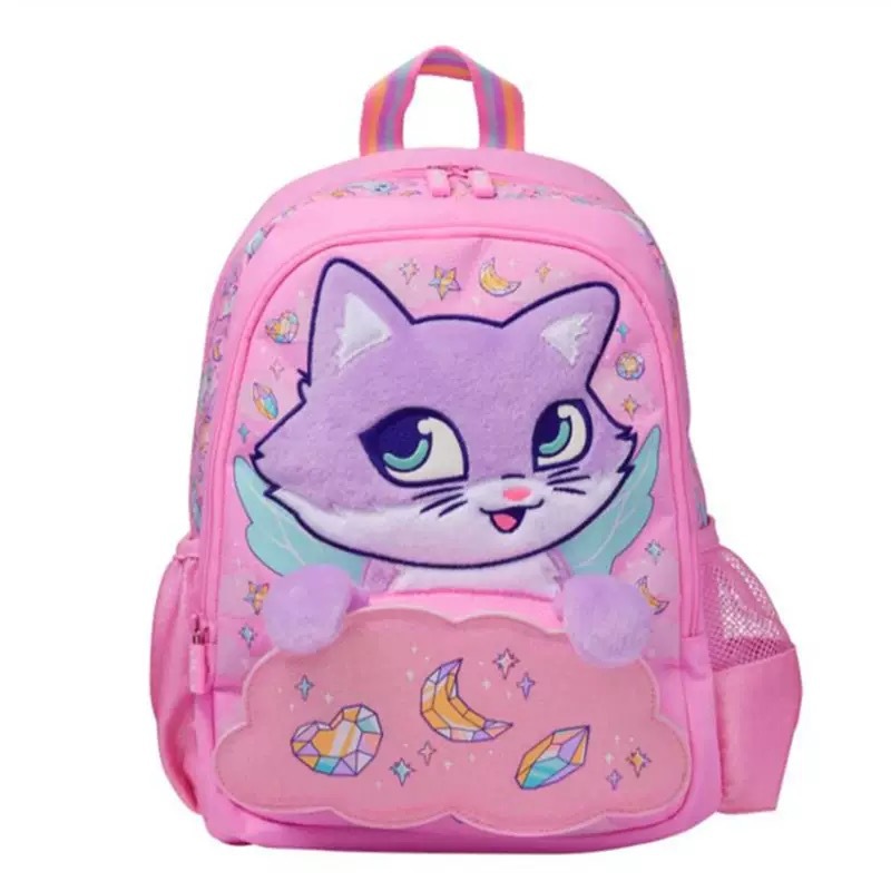 Australia Smiggle caricatura mochila de tamaño medio jardín de infantes mochila de hombro 3D con sombrero de caricatura
